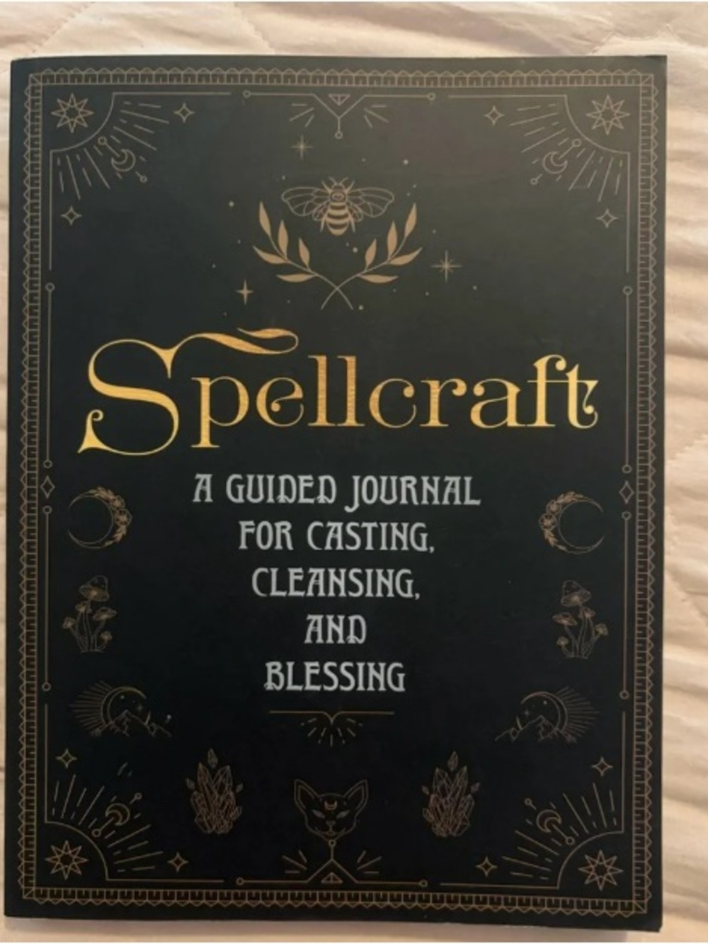 Spellcraft Guided Journal - Black and Gold
